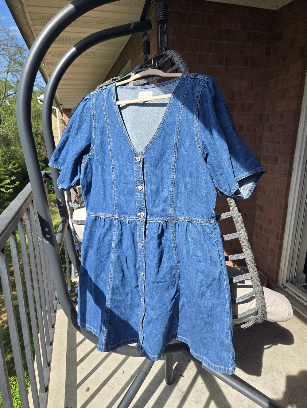 AE Denim A-Line Dress